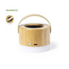 Speaker  bamboo features with PU carry strap Durbal