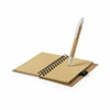 Notebook Cover is made from cork and recycled cardboard and accessories in wheat straw.