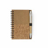 Notebook Cover is made from cork and recycled cardboard and accessories in wheat straw.