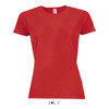 T shirt women's raglan sleeve 100% breathable polyester SPORTY