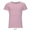 T-shirt Men's round neck striped pattern combed cotton MILES