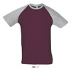 T shirt FUNKY MEN'S TWO COLOUR RAGLAN SLEEVE T-SHIRT funky