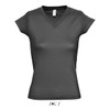 T shirt Womens deep V neck fitted MOON