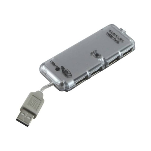 Crystal Mini USB 4 Port Hub