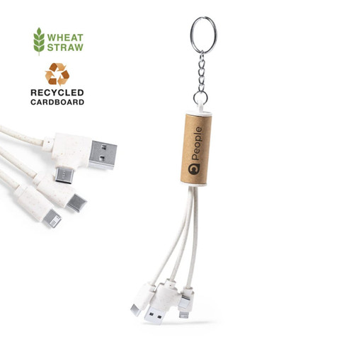 Charging Cable with recycled cardboard case  Feildin