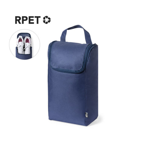 SHOE BAG made from RPET material with zip closure HELANOR