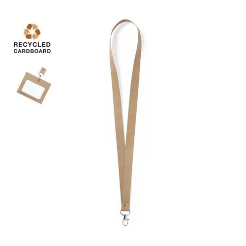 LANYARD made from recycled resistant cardboard