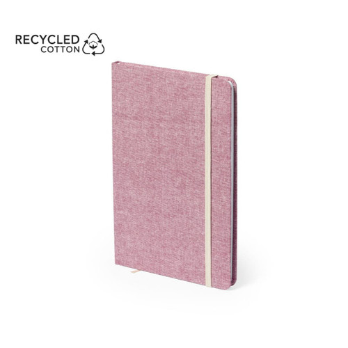 NOTEBOOK A5 size - Cover is made from RECYCLED cotton ECO FRIENDLY