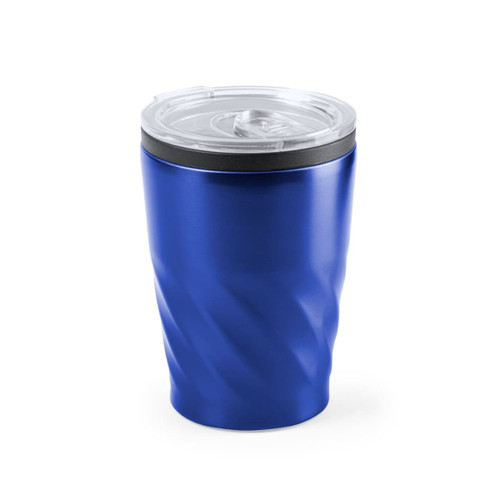coffee Cup - 350ml Reusable with lid and bevelled body design