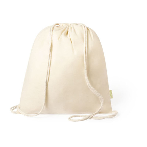 Drawstring Bag/Back sack Organic cotton  Tibak ECO FRIENDLY