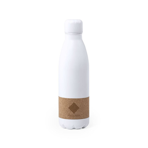 Drink bottle 750ml stainless steel and cork