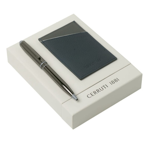 Set CERRUTI 1881 (ballpoint pen & card holder) || 39-NPBC811N