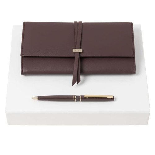 Set Lien Bordeau (ballpoint pen & case)