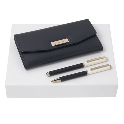 Set Nina Ricci (ballpoint pen, rollerball pen & case)