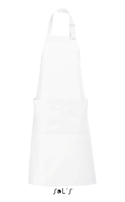 APRON Long WITH POCKETS made from polycotton