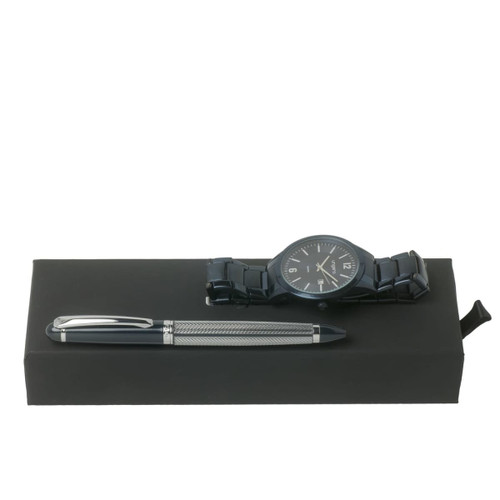 Set Alesso Navy (ballpoint pen & watch)