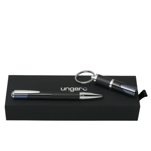 Set Lapo Dark Blue (ballpoint pen & key ring)