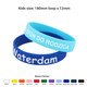 Debossed Colour Filled Wristband