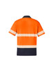 Unisex Hi Vis Segmented Tape Short Sleeve Polo