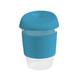 coffee cup / Mug 12oz/340ml Clear Plastic Karma Kup with Silicon Lid Reusable  Eco Friendly