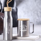 Coffee Mug Insulated 350ml with bamboo lid