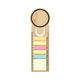 Bookmark with ruler and sticky notes bamboo