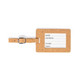 LUGGAGE TAG made from natural cork ECO FRIENDLY