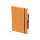 Note book gift set includes note book and pen made from Recycled leather
