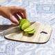 CHEESE BOARD / KITCHEN CUTTING BOARD with Xmas tree cut out design