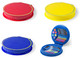 Pencil colouring and crayon set with eraser and sharpener in round case Case Trinen