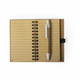 Notebook Cover is made from cork and recycled cardboard and accessories in wheat straw.