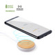 Wireless charger made from bamboo and wheat straw Fiore