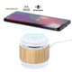 Wireless charger and speaker made from bamboo and abs materials Zakrox