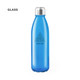Drink bottle Glass with stainless steel lid 650ml
