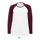 MILKY LSL WOMEN'S TWO-COLOUR T-SHIRT WITH LONG RAGLAN SLEEVES