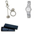 Set Jean-Louis Scherrer White (key ring & watch) || 39-SPKM4303