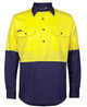 JB's Hi Vis Close Front L/S 150g Work Shirt