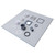 INSL8 Square Drain Wetroom Tile On Shower Trays - Centre Drain Position