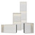 INSL8 Stainless Steel Matte White Shower Niches – Shelved & Standard Options | With or Without LED Lighting