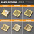 Square Drain Gold Grate Designs