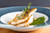 beautiful seafood plated