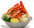 Crab legs in a bowl