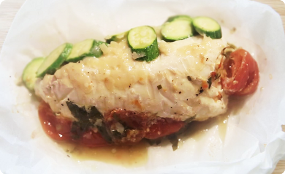 Halibut in Parchment Paper Santa Monica Seafood Dock Direct