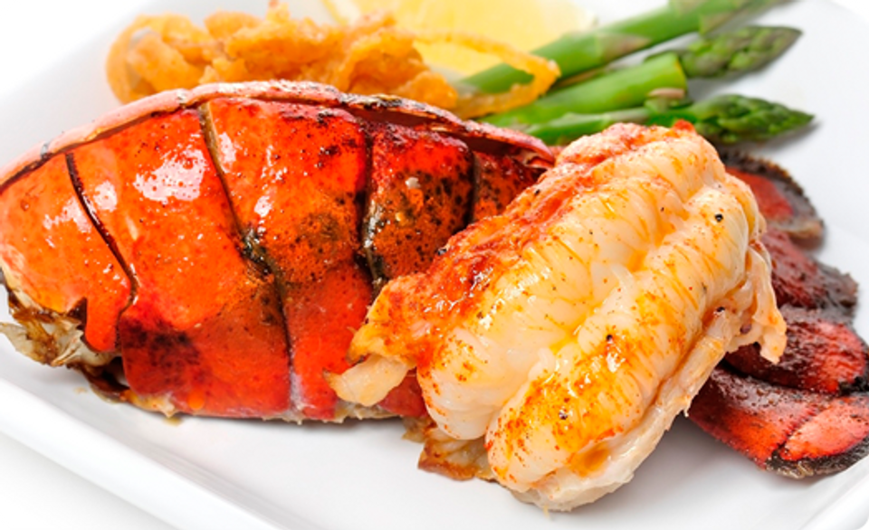 Broiled Lobster Tail with Garlic Butter Santa Monica Seafood Dock Direct