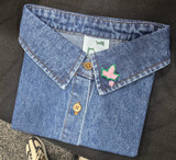 AKA Faux Collar - Denim 