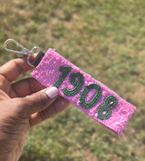 AKA sequin Wristlet (Pink)