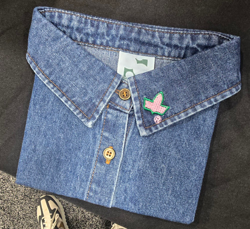 AKA Faux Collar - Denim 