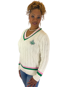 AKA V-Neck Varsity Sweater