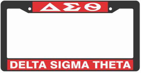 DST Plastic License Frame - Black