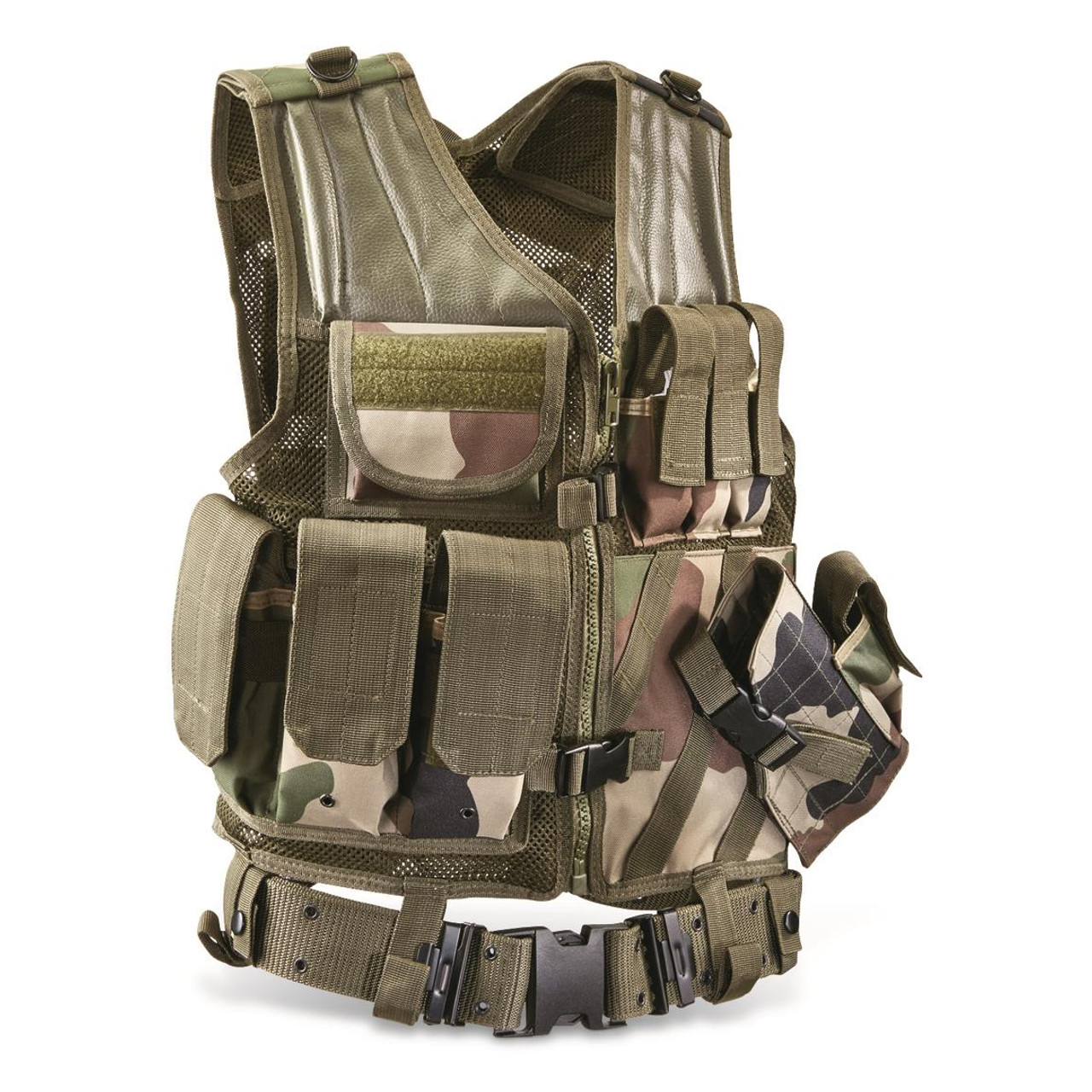 MIL-TEC® USMC CCE CAMO COMBAT VEST W/BELT NEW - STURM-MILTEC USA.